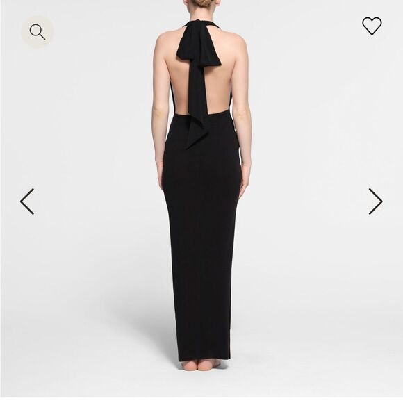 SKIMS NWT summer mesh halter long dress S - Picture 4 of 7